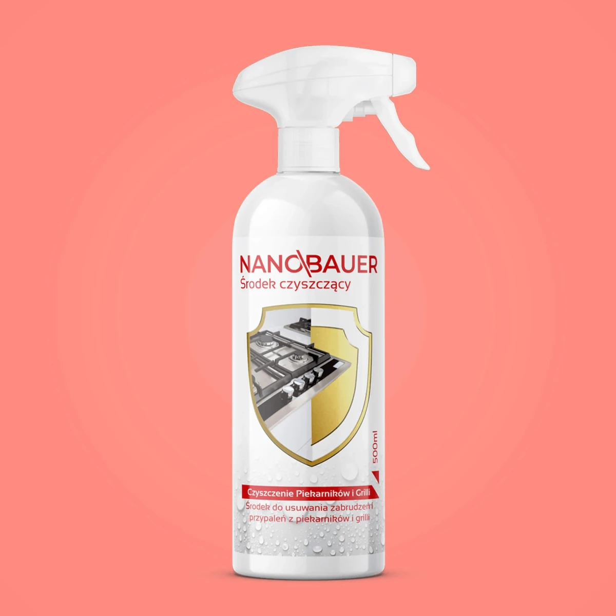 Środek do czyszczenia piekarników i grilli – NANOBAUER® 500 ml
